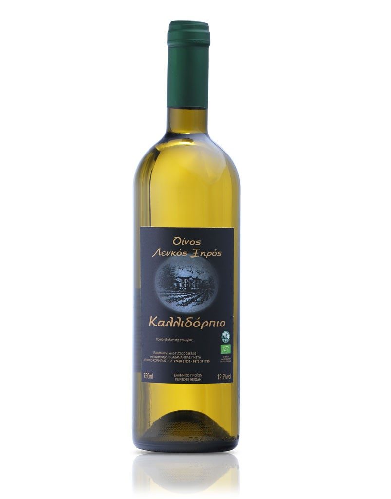 “Kallidorpio” organic dry white wine, variety Moshofilero (6x750ml)